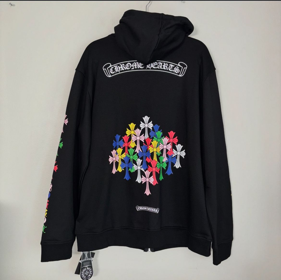 Chrome hearts zip-up hoodie