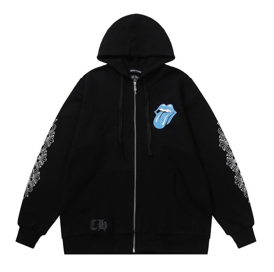 Chrome hearts zip-up hoodie